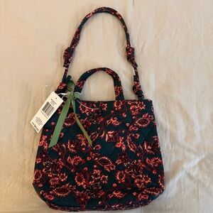 NEW NWT Vera Bradley  Original Zip Tote Bag Mini "Victorian Vines" pattern